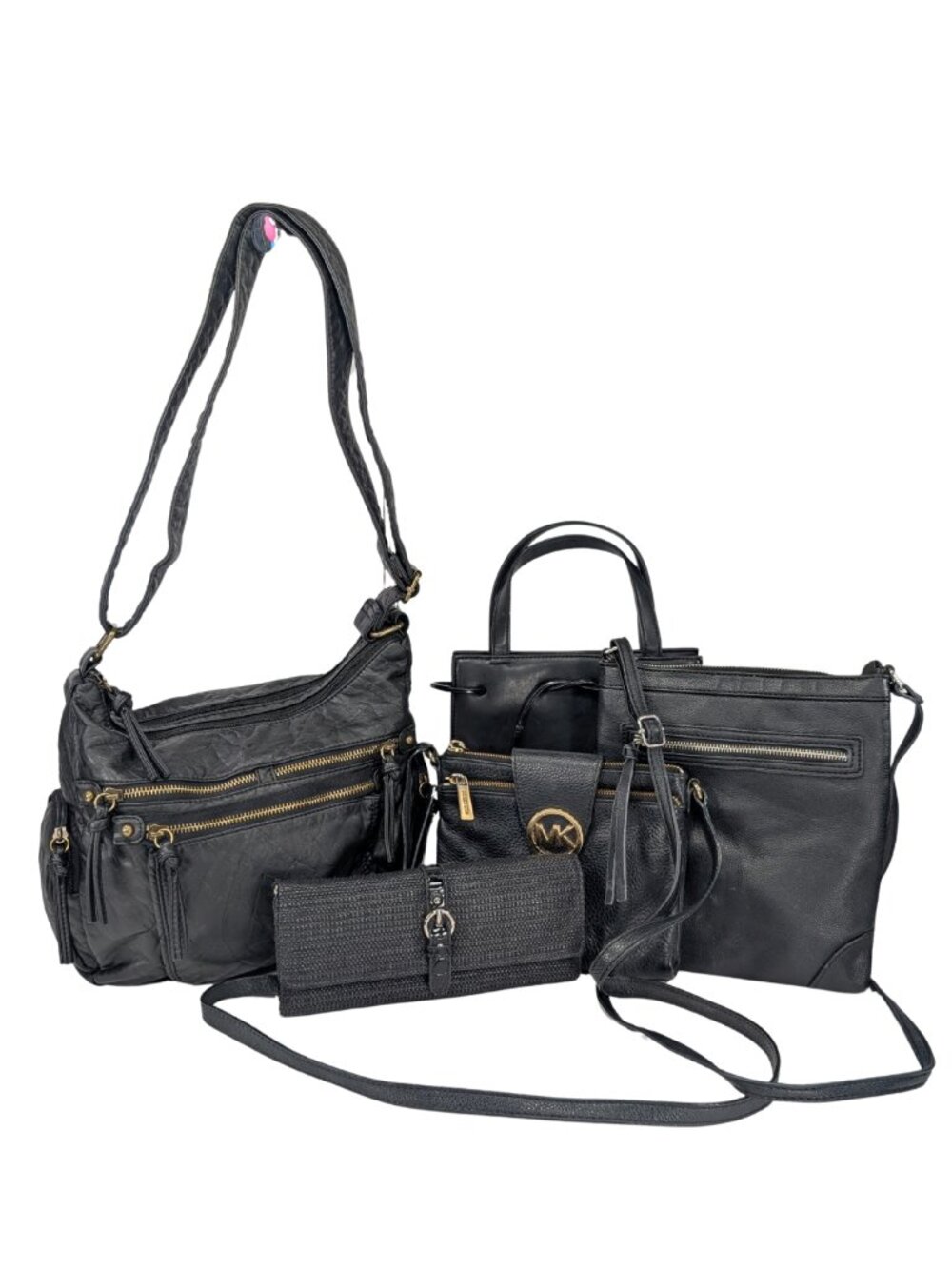 Black Purse Bundle Michael Kors Forever 21 Liz Claiborne Y2K Biker Crossbody